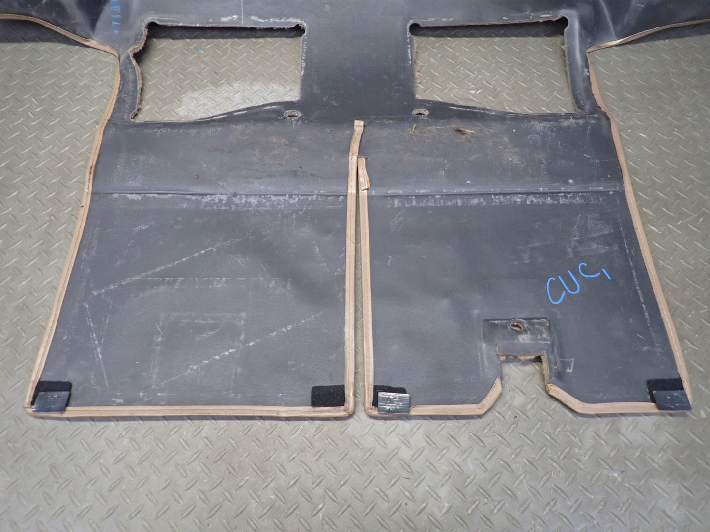 1993 Chevrolet Corvette C4 Convert Rear Trunk Carpet w Speaker Grille Set OEM