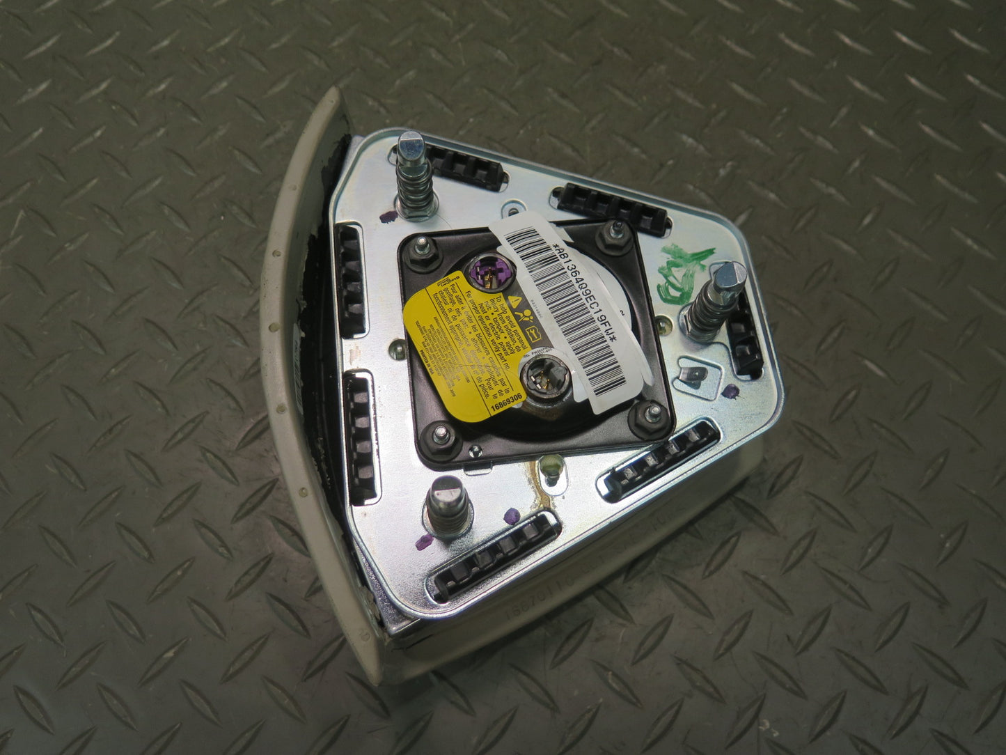 04-07 CADILLAC XLR FRONT LEFT DRIVER SIDE STEERING WHEEL SRS AIRBAG OEM