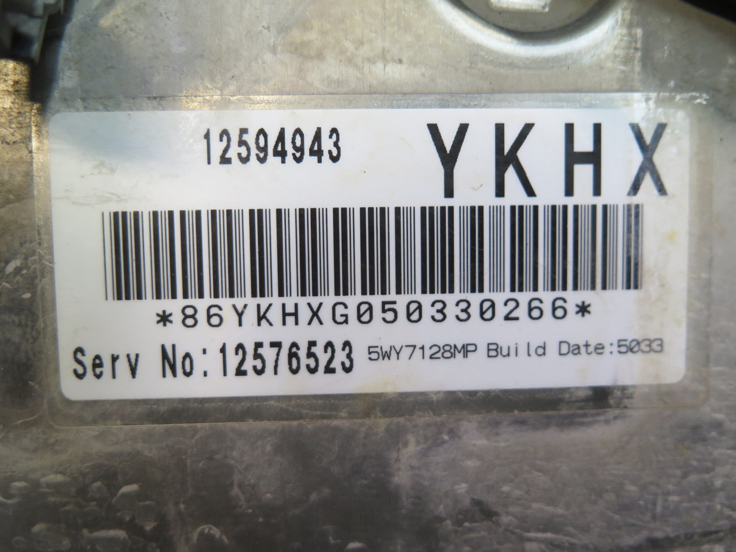 2004-2006 Cadillac XLR LH2 Engine ECU ECM Computer Control Module Unit 12594943