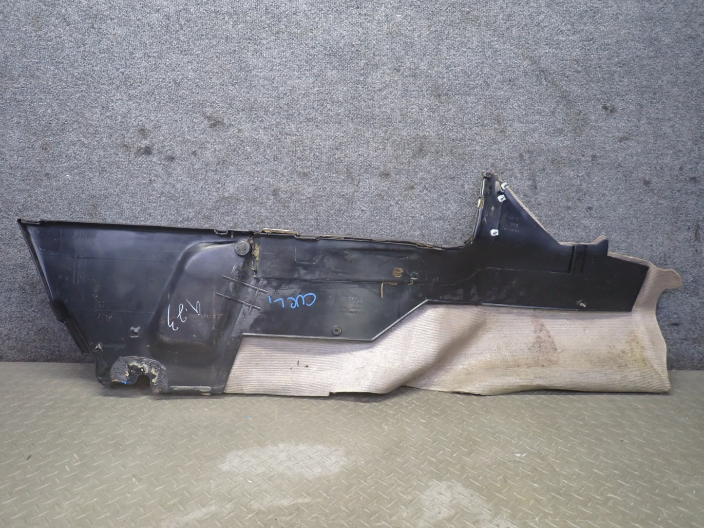 90-93 Chevrolet Corvette C4 Set of 2 Center Console Carpet Trim Cover Panel OEM