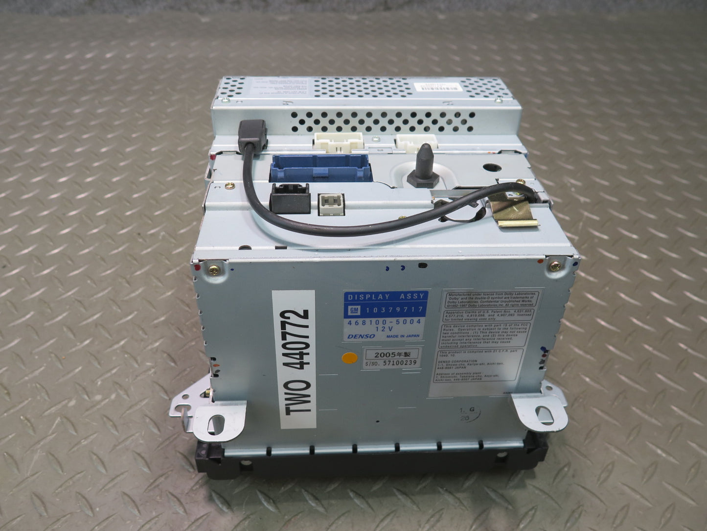 2004-2009 Cadillac XLR GPS Navi Radio CD Player Receiver Head Unit 10379717