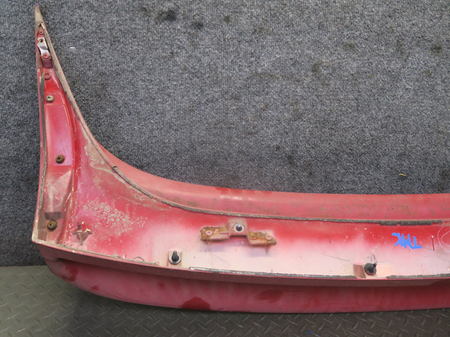 91-93 Toyota SW21L MR2 Rear Upper & Lower Spoiler Wing w Side Panel Set RED OEM