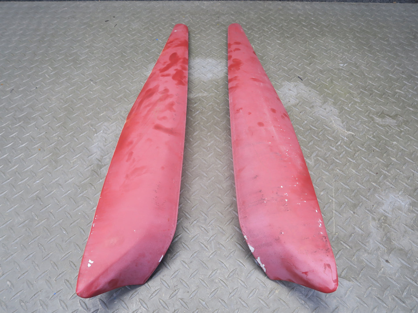 91-93 Toyota SW21L MR2 Rear Upper & Lower Spoiler Wing w Side Panel Set RED OEM