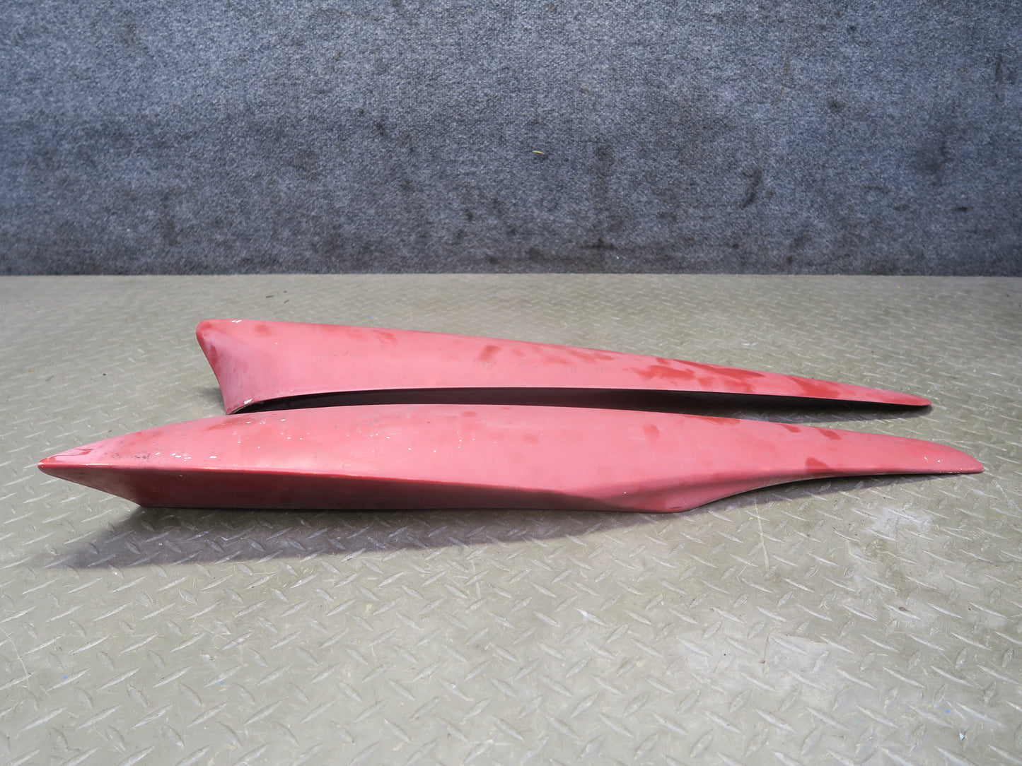 91-93 Toyota SW21L MR2 Rear Upper & Lower Spoiler Wing w Side Panel Set RED OEM