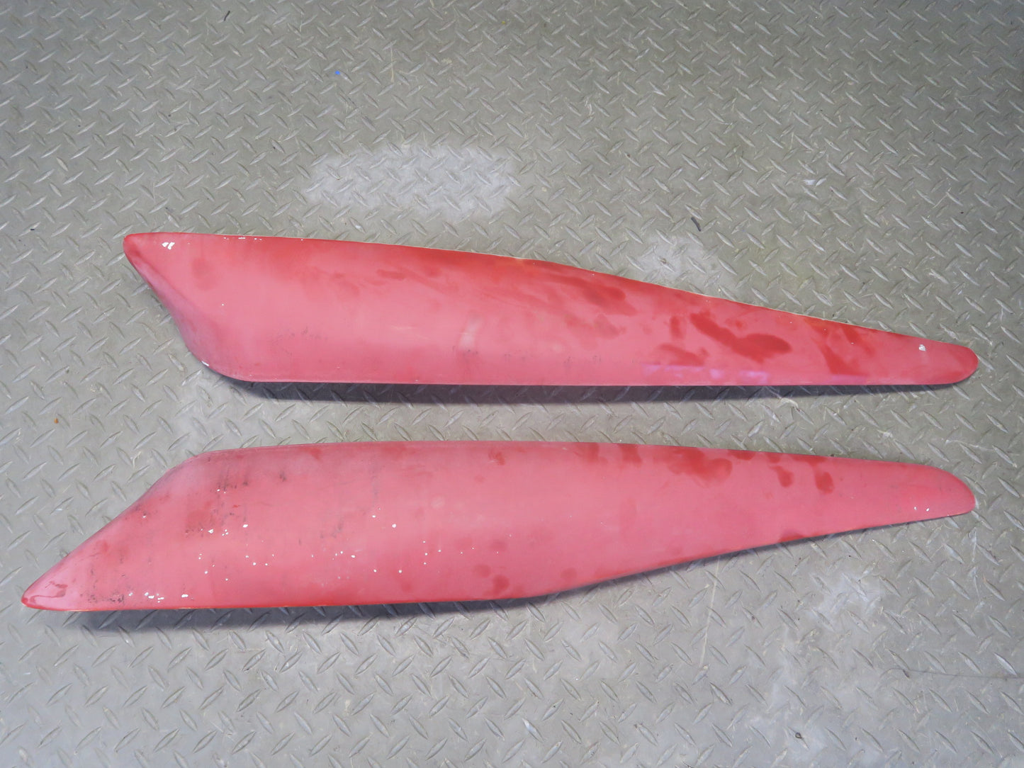 91-93 Toyota SW21L MR2 Rear Upper & Lower Spoiler Wing w Side Panel Set RED OEM