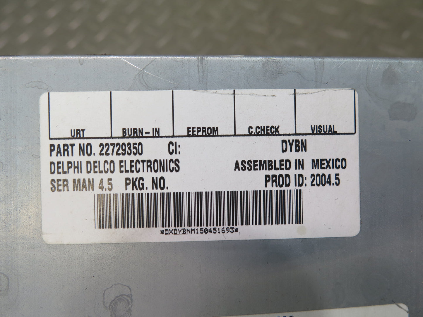 2004-2009 Cadillac XLR Satellite Radio Receiver Module 22729350