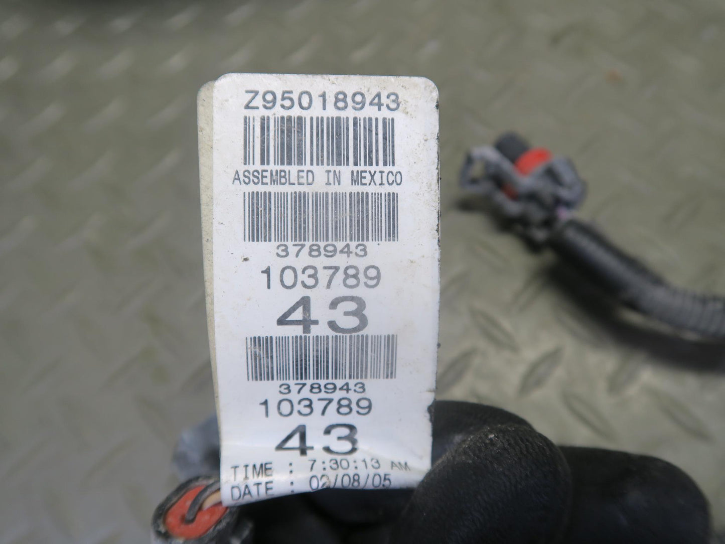 2005 Cadillac XLR 4.6L V8 Front Headlight Wire Wiring Harness 10378943