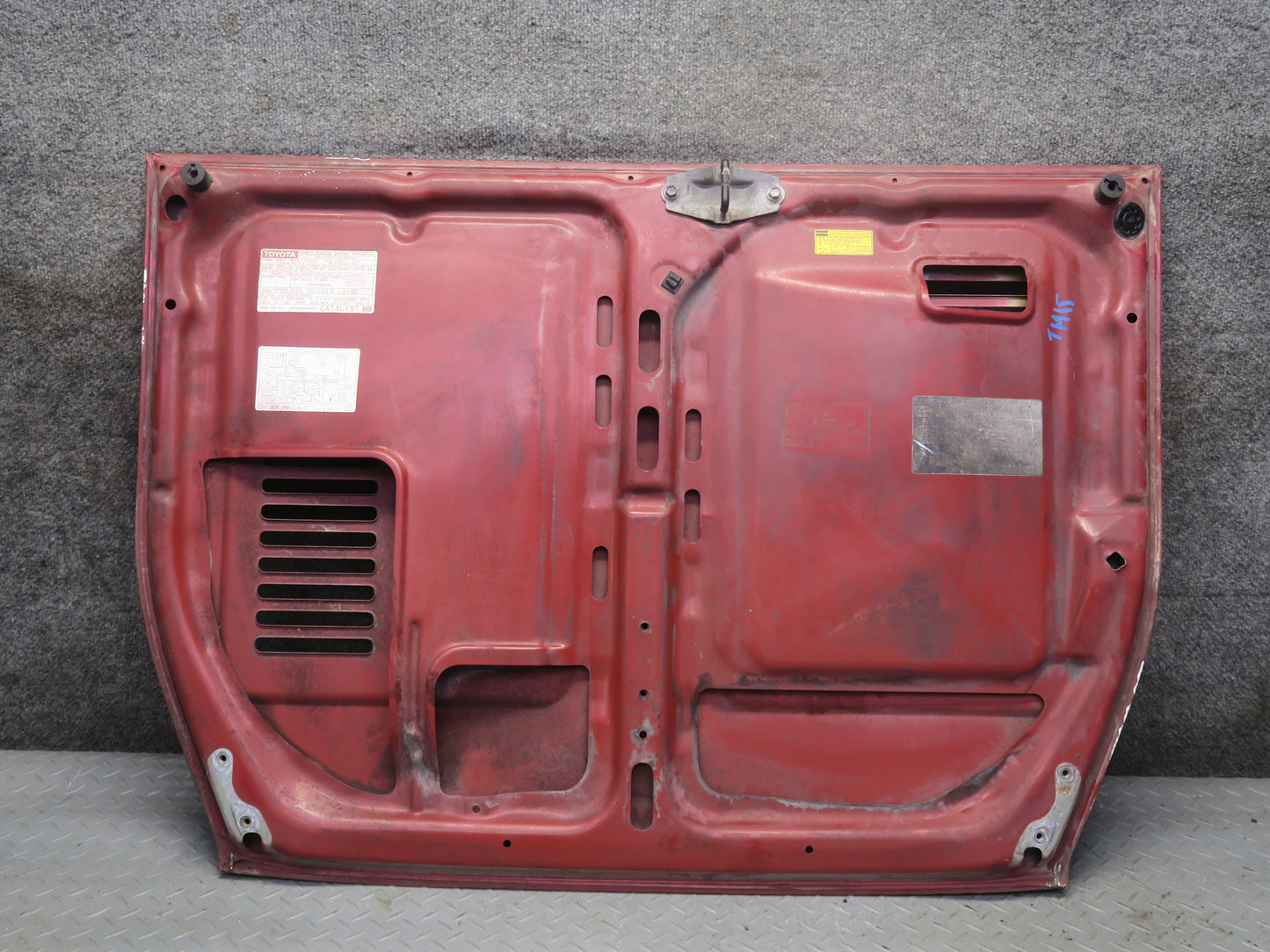 91-95 Toyota SW21L MR2 NON Turbo Rear Engine Hood Deck Lid Cover RED OEM