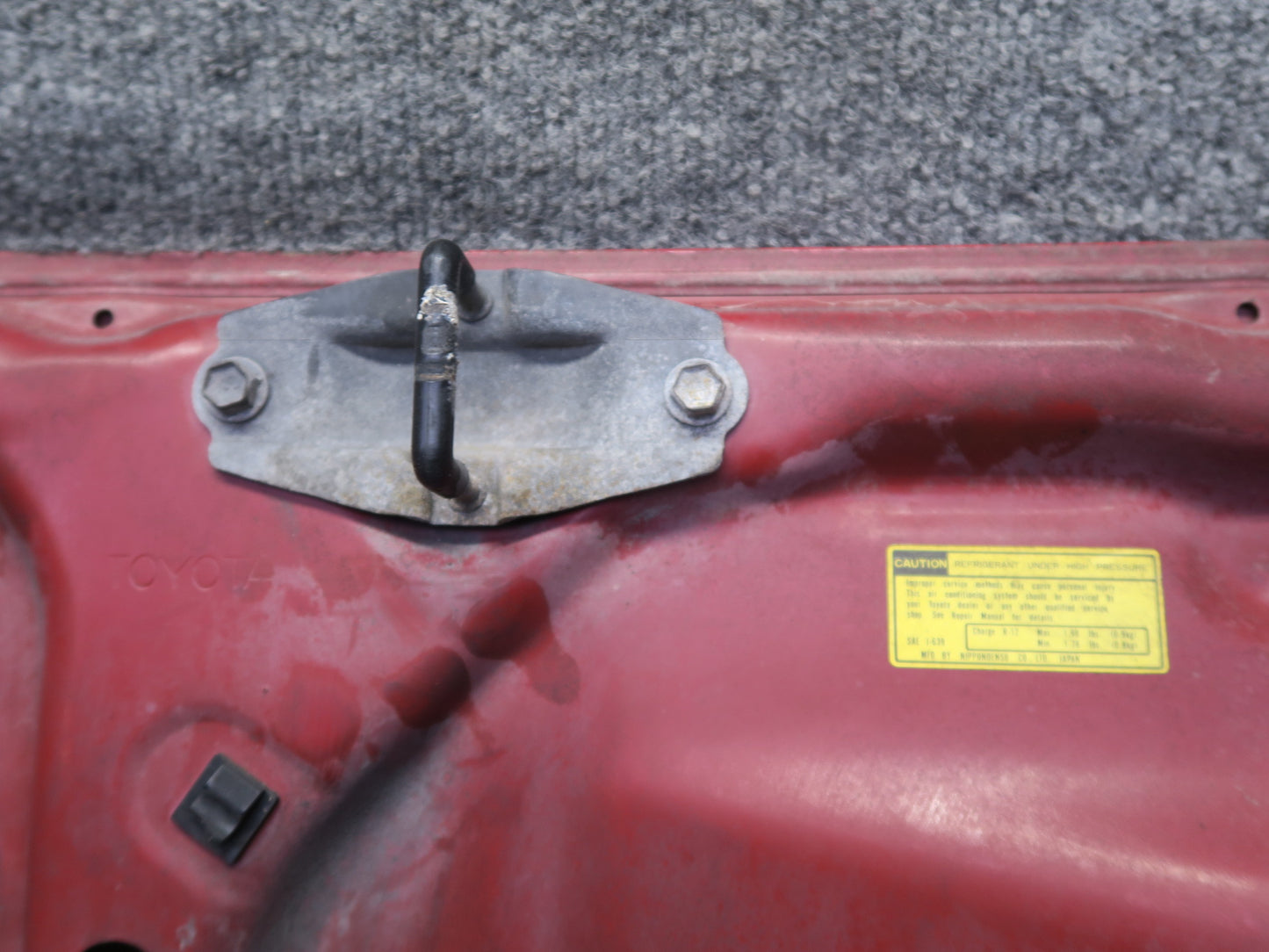 91-95 Toyota SW21L MR2 NON Turbo Rear Engine Hood Deck Lid Cover RED OEM