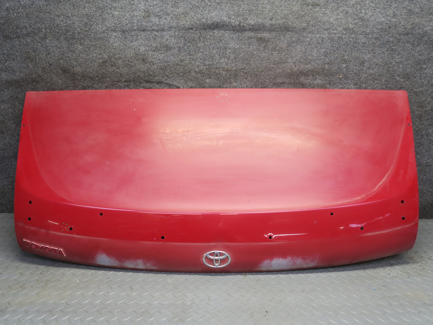 91-93 Toyota SW21L MR2 Rear Trunk Deck Lid Shell Cover Panel Rally RED OEM