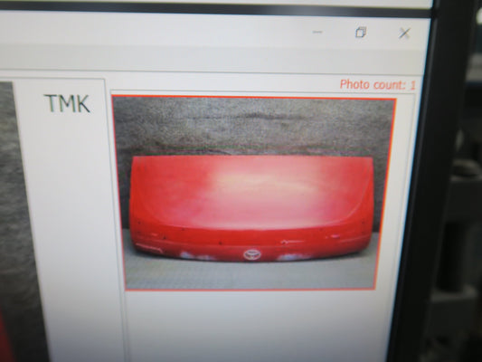 91-93 Toyota SW21L MR2 Rear Trunk Deck Lid Shell Cover Panel Rally RED OEM
