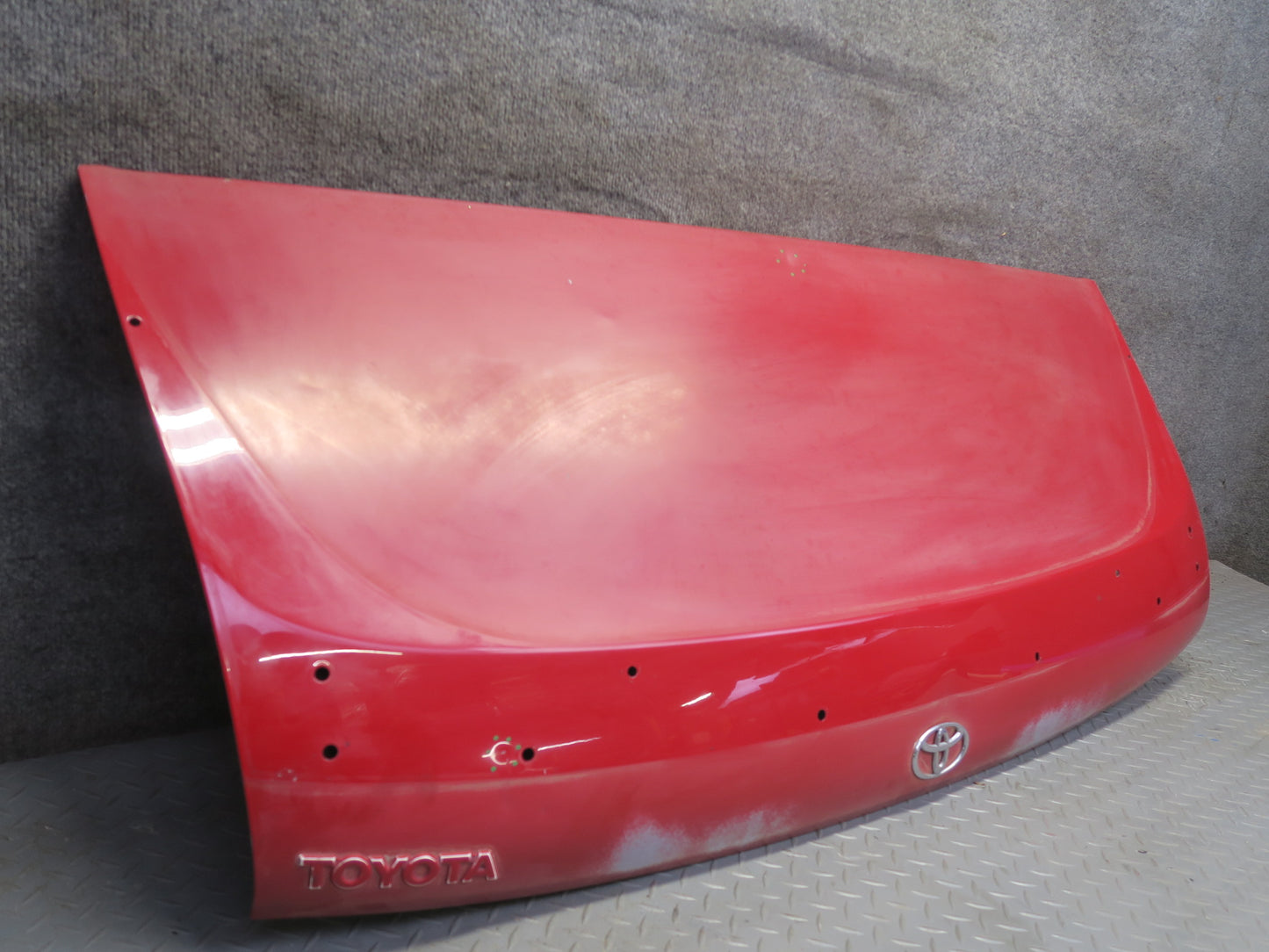 91-93 Toyota SW21L MR2 Rear Trunk Deck Lid Shell Cover Panel Rally RED OEM