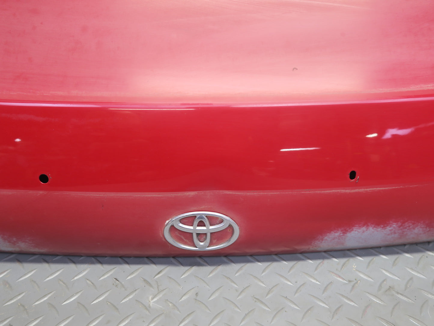 91-93 Toyota SW21L MR2 Rear Trunk Deck Lid Shell Cover Panel Rally RED OEM