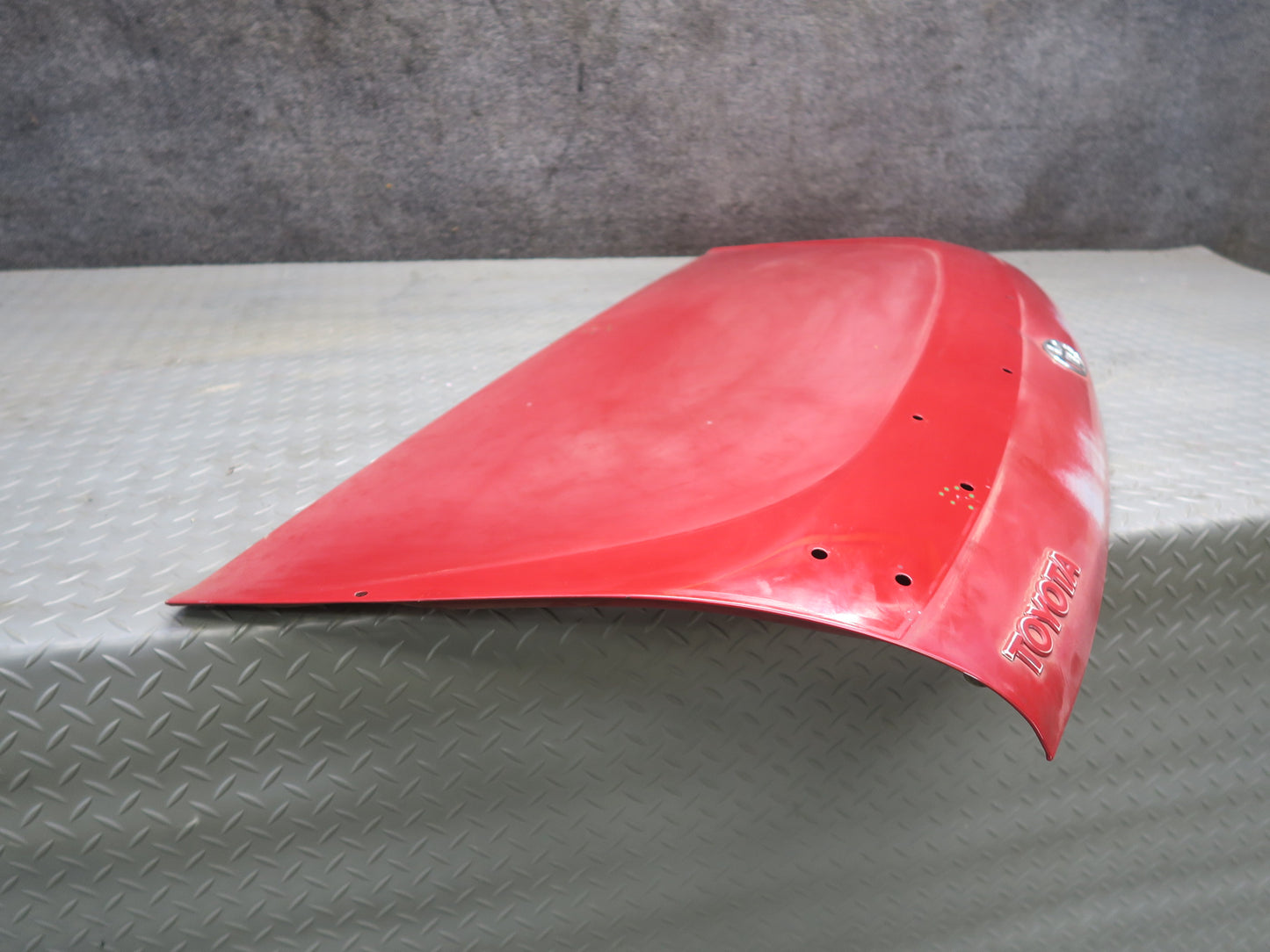 91-93 Toyota SW21L MR2 Rear Trunk Deck Lid Shell Cover Panel Rally RED OEM