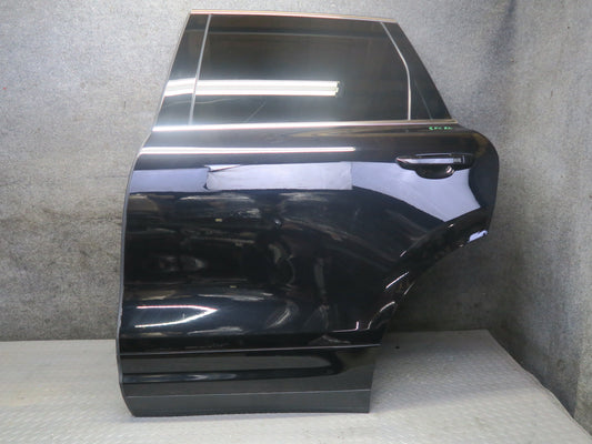 2011-2018 Porsche Cayenne 958 Rear Left Door Black Shell Panel w Glass