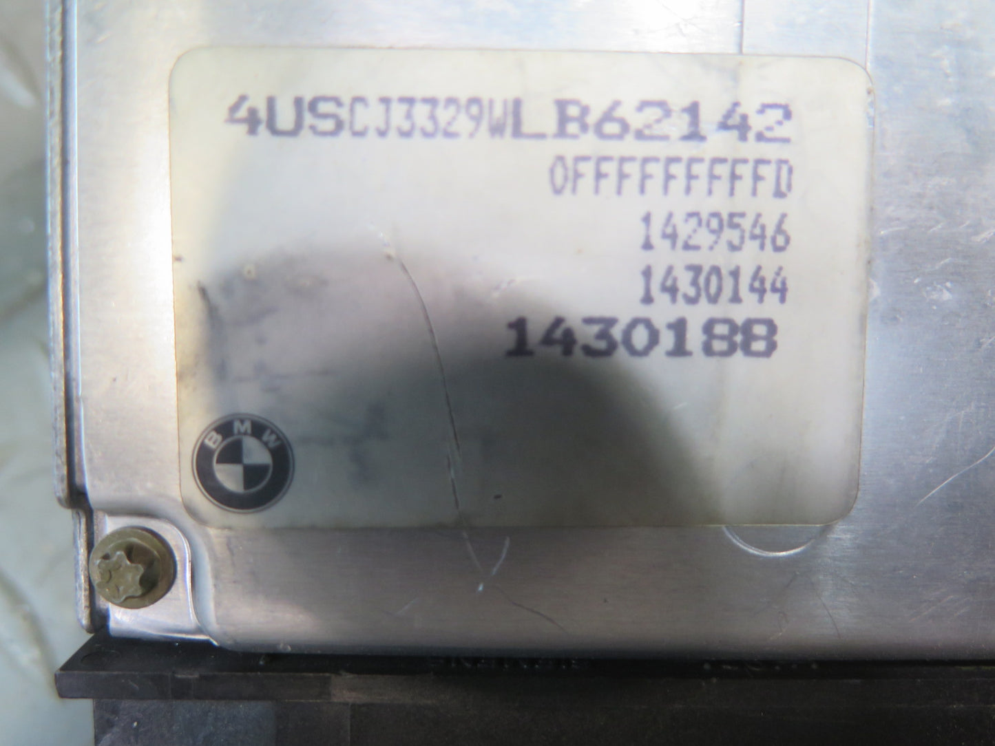 1998 BMW E36/7 Z3 2.8L M52 ECU ECM Engine Control Module Unit 1430188 OEM
