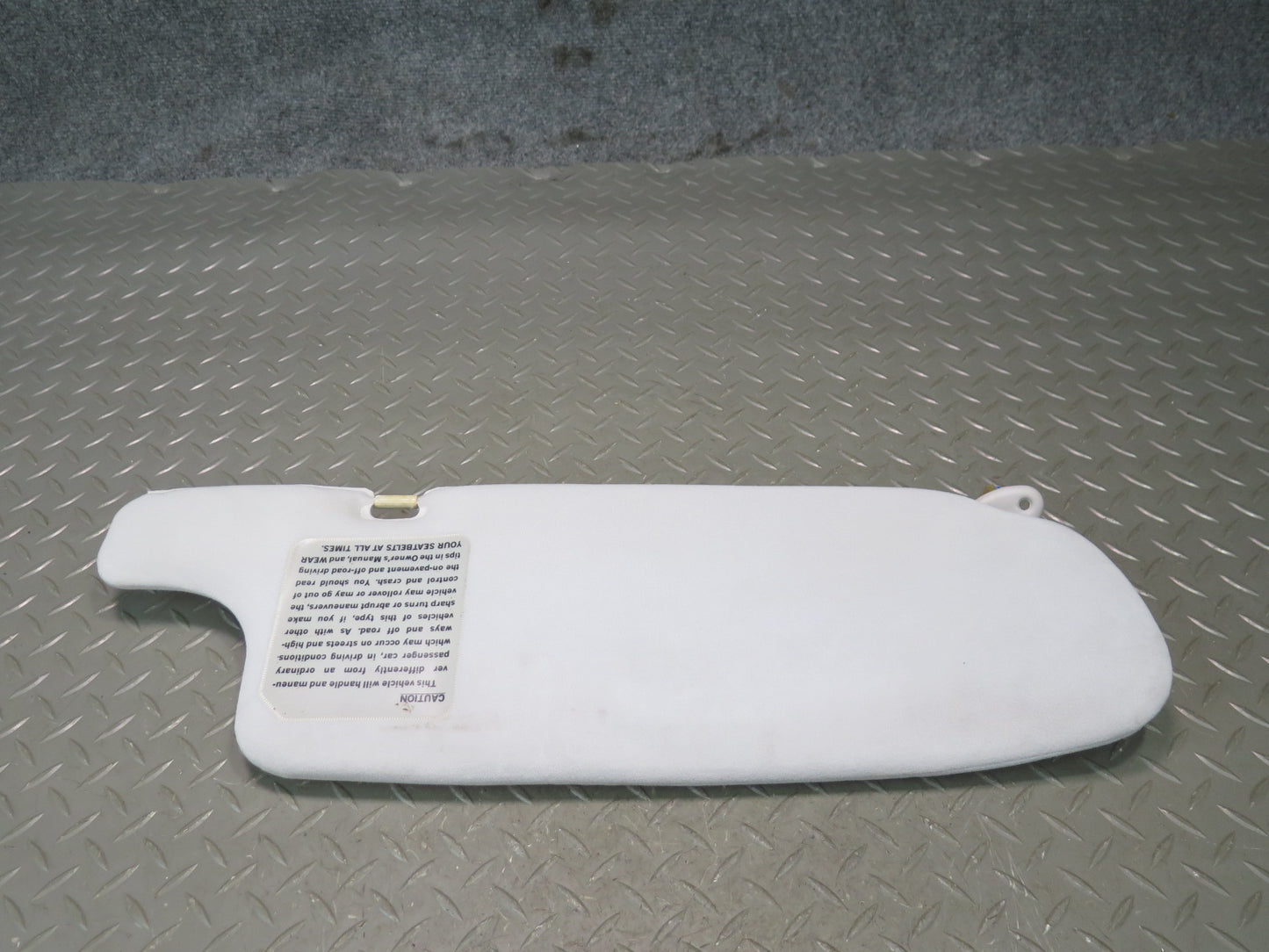 1991-1992 Toyota Land Cruiser FJ80 Front Left Right Sun Visor Shade Set Gray