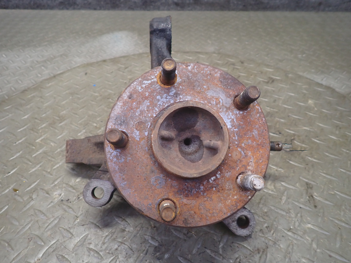 91-92 Toyota SW21L MR2 NA Non-abs Front Right Spindle Knuckle Wheel Hub 57K OEM