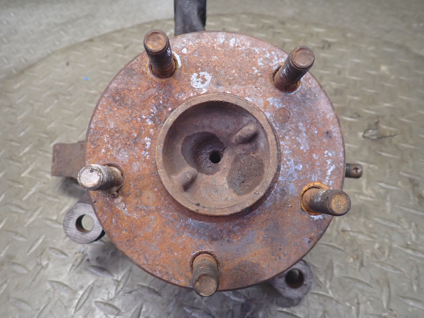 91-92 Toyota SW21L MR2 NA Non-abs Front Right Spindle Knuckle Wheel Hub 57K OEM