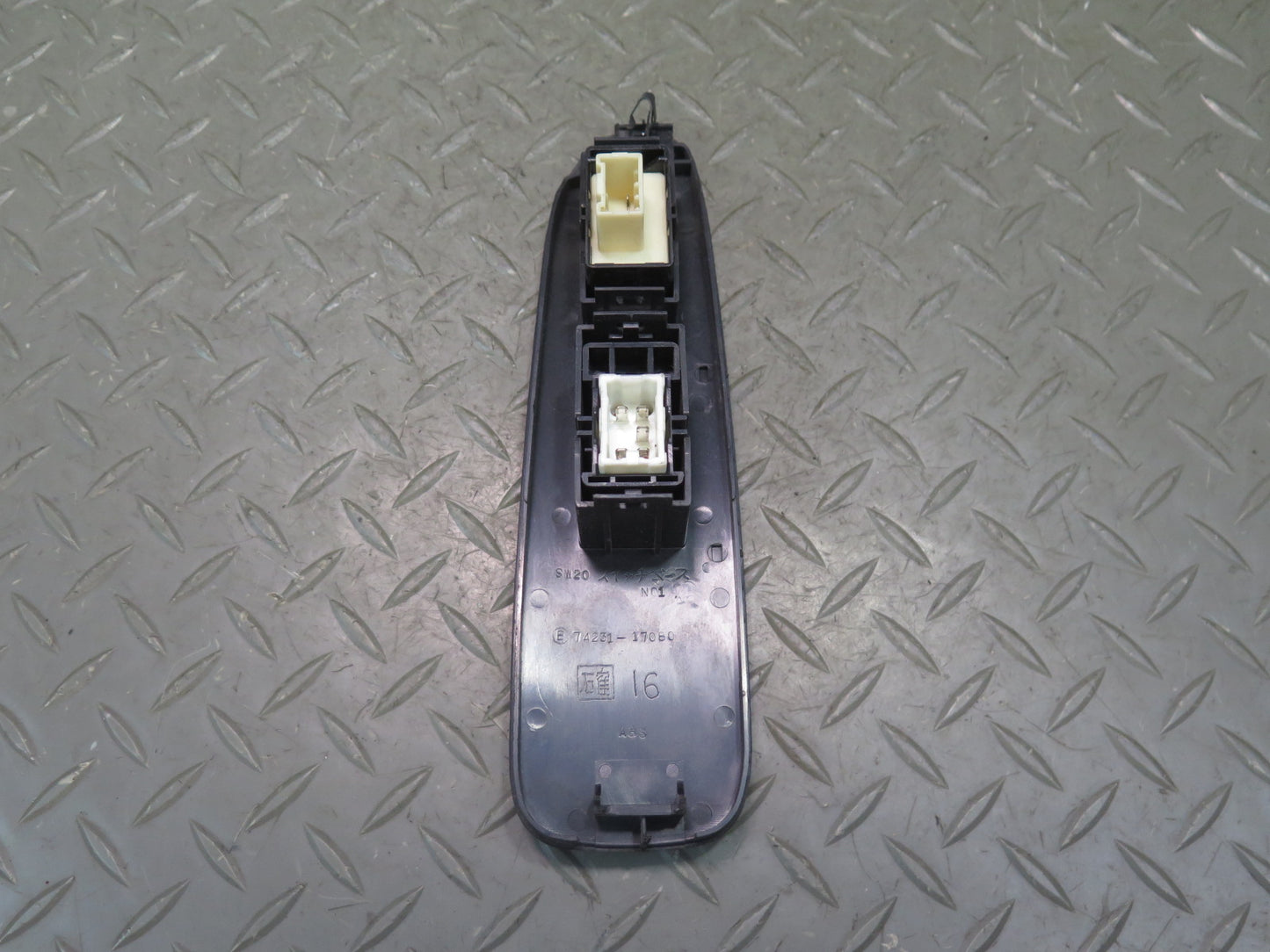 91-95 Toyota SW21L MR2 Set of 2 Left & Right Door Window Mirror Switch Black OEM