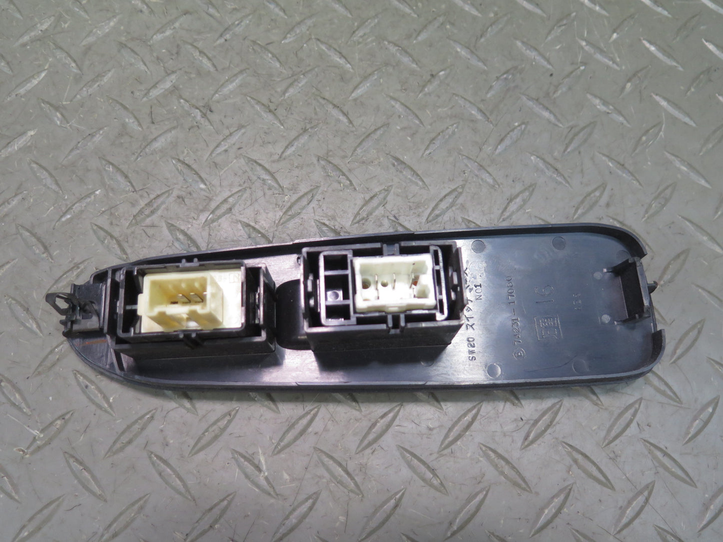 91-95 Toyota SW21L MR2 Set of 2 Left & Right Door Window Mirror Switch Black OEM