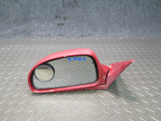 91-95 Toyota SW21L MR2 Left Driver Door Side View Power Mirror RED OEM