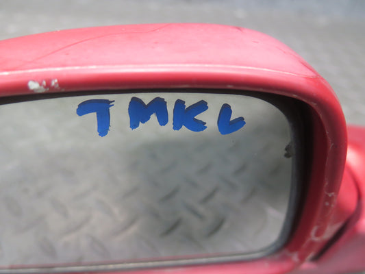 91-95 Toyota SW21L MR2 Left Driver Door Side View Power Mirror RED OEM
