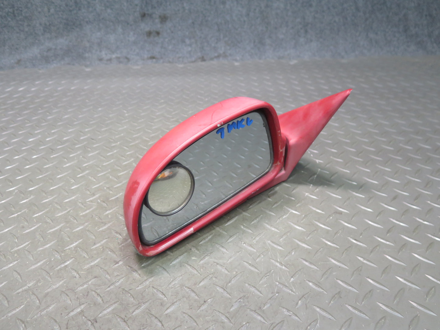 91-95 Toyota SW21L MR2 Left Driver Door Side View Power Mirror RED OEM