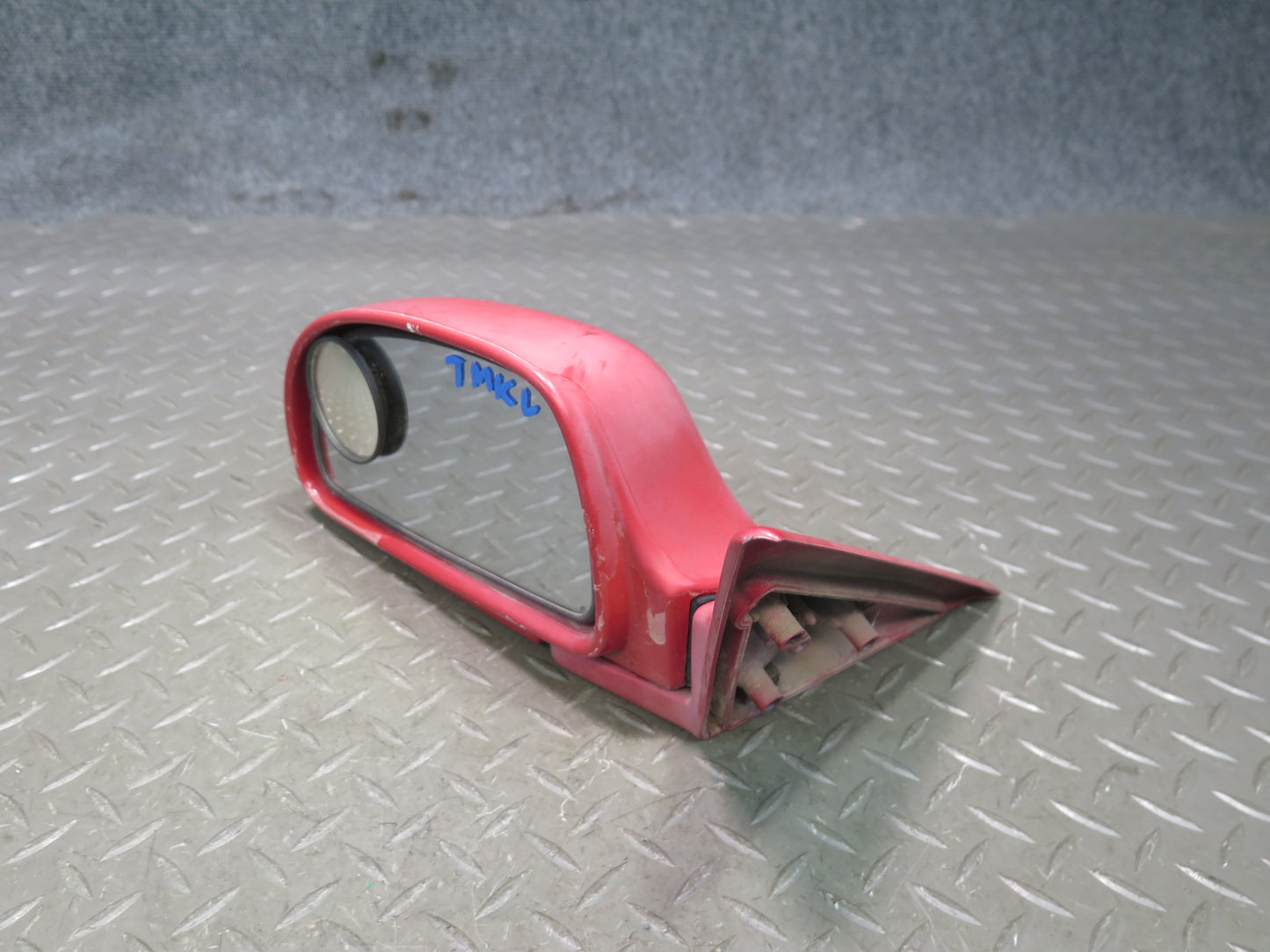 91-95 Toyota SW21L MR2 Left Driver Door Side View Power Mirror RED OEM