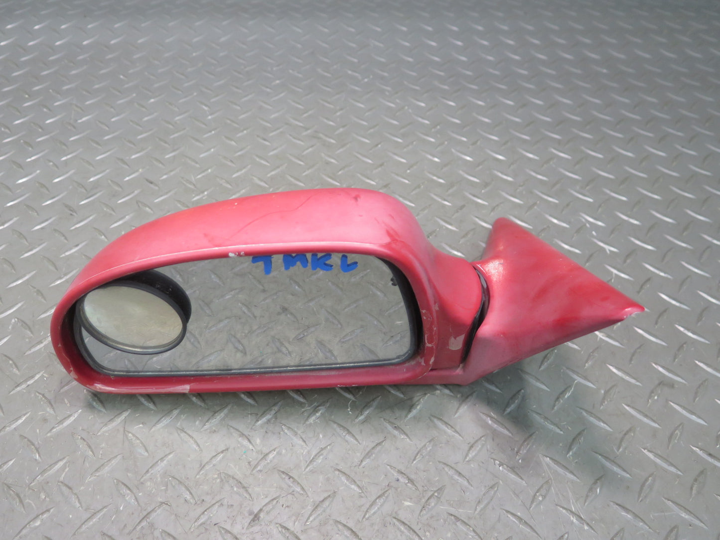 91-95 Toyota SW21L MR2 Left Driver Door Side View Power Mirror RED OEM