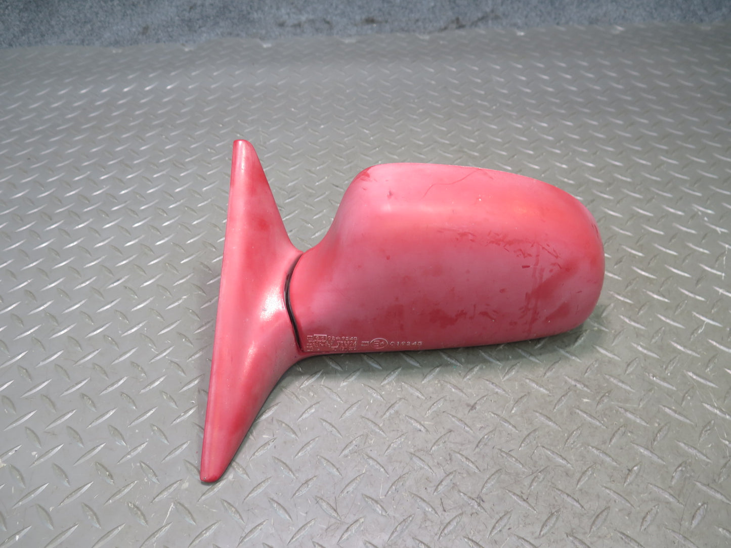 91-95 Toyota SW21L MR2 Left Driver Door Side View Power Mirror RED OEM