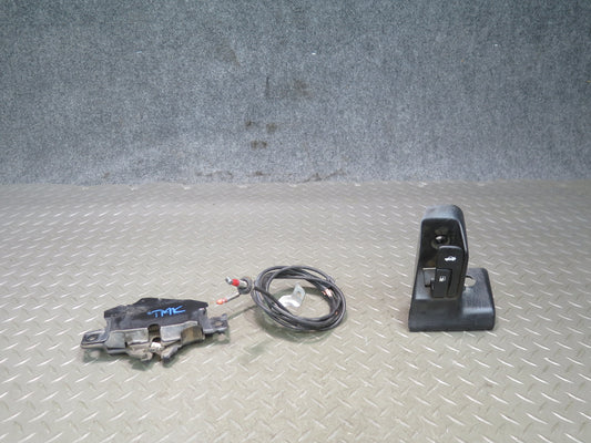 91-95 Toyota MR2 SW21L Rear Engine Hood Cable & Lock Latch w Trunk Release OEM