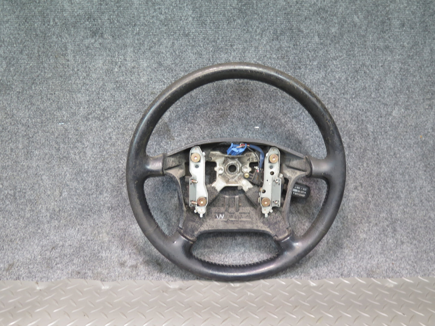 91-93 Toyota MR2 SW21L Leather Steering Black w Cruise Control OEM