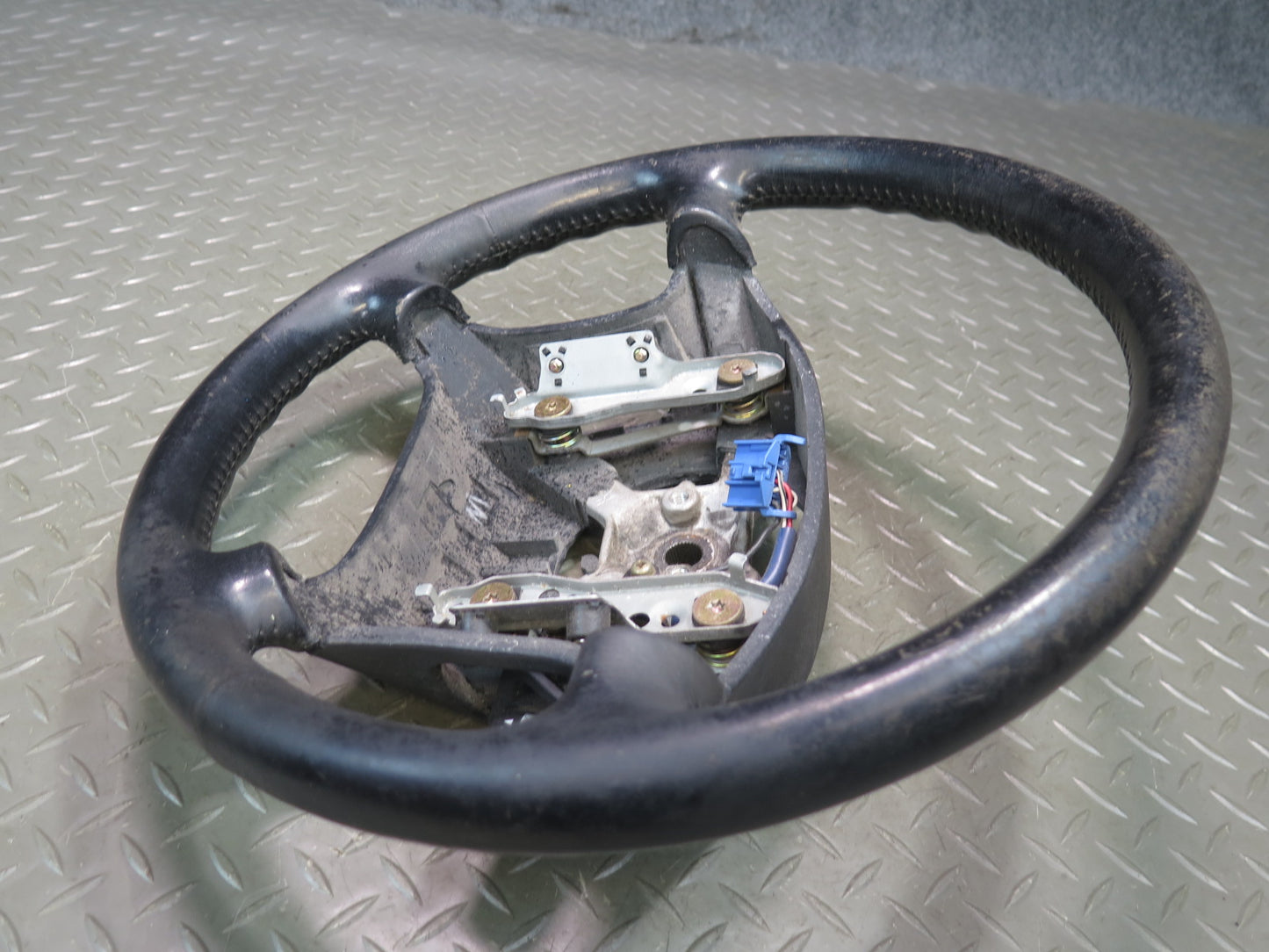 91-93 Toyota MR2 SW21L Leather Steering Black w Cruise Control OEM