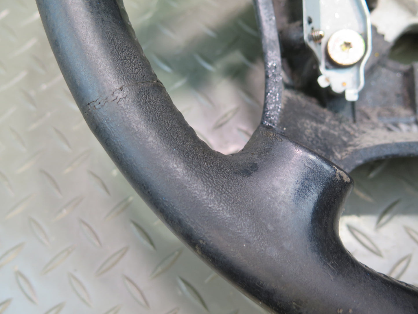 91-93 Toyota MR2 SW21L Leather Steering Black w Cruise Control OEM