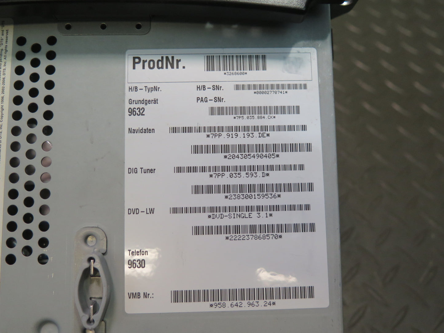 2015-2016 Porsche Cayenne 958.2 Navi Radio CD Player Receiver Command Head Unit