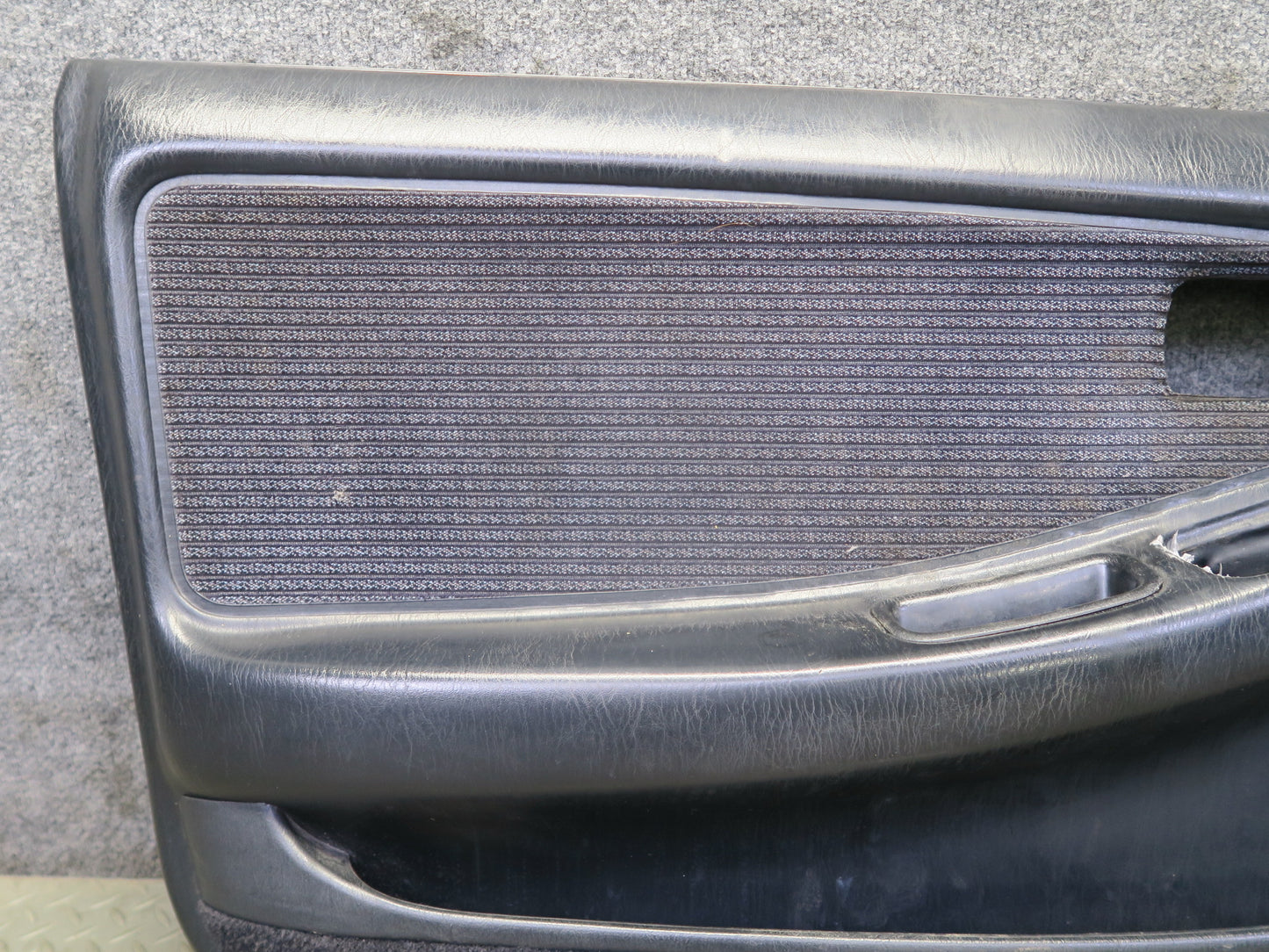 91-93 Toyota SW21L MR2 Set of 2 Front Door Interior Trim Cover Panel Black OEM