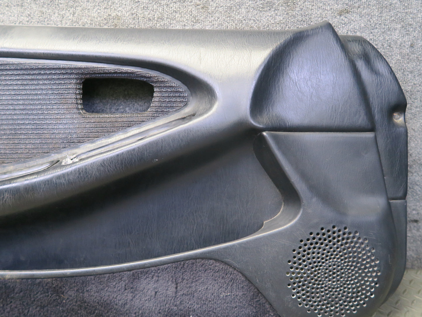 91-93 Toyota SW21L MR2 Set of 2 Front Door Interior Trim Cover Panel Black OEM