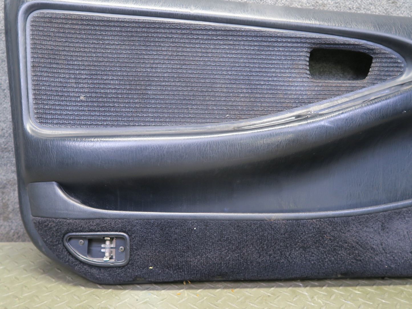91-93 Toyota SW21L MR2 Set of 2 Front Door Interior Trim Cover Panel Black OEM