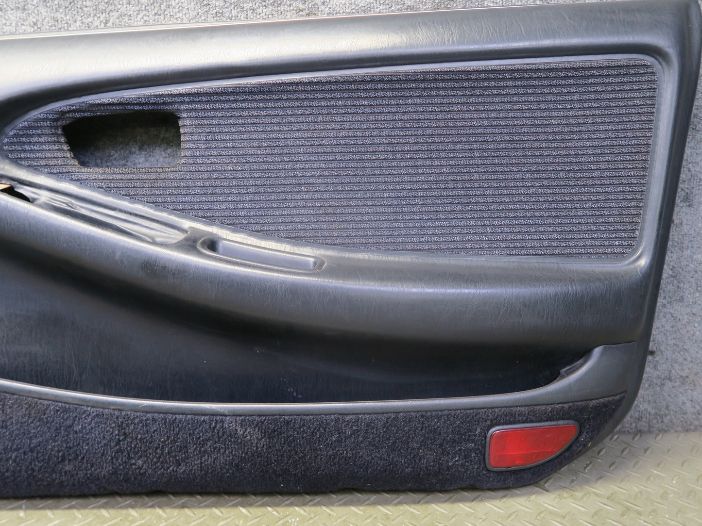 91-93 Toyota SW21L MR2 Set of 2 Front Door Interior Trim Cover Panel Black OEM