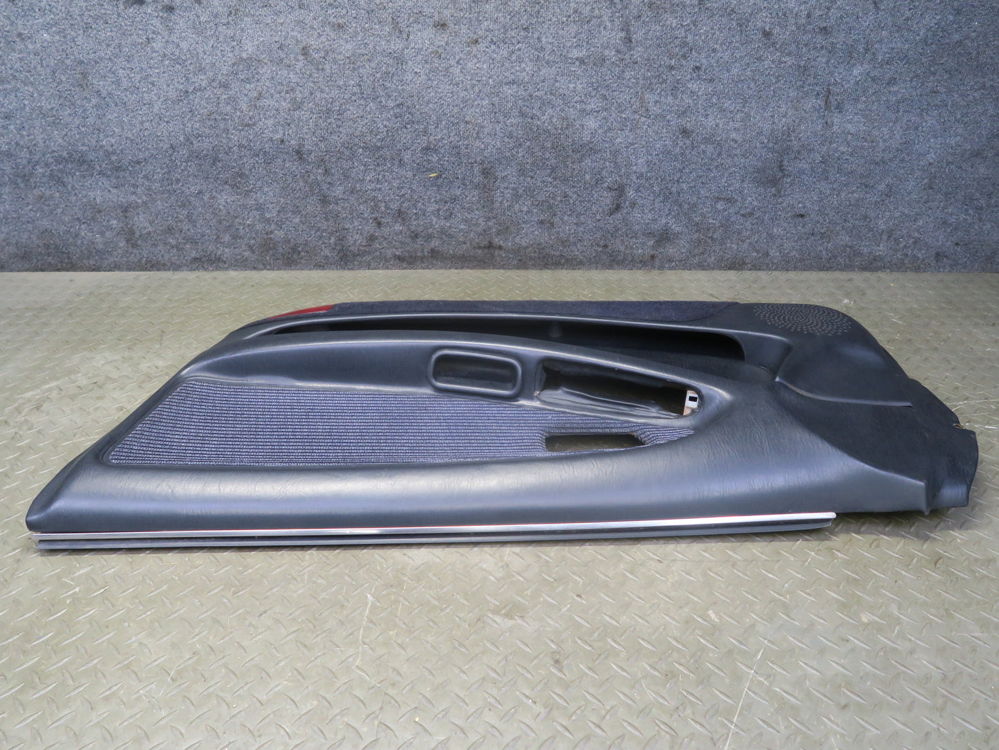 91-93 Toyota SW21L MR2 Set of 2 Front Door Interior Trim Cover Panel Black OEM