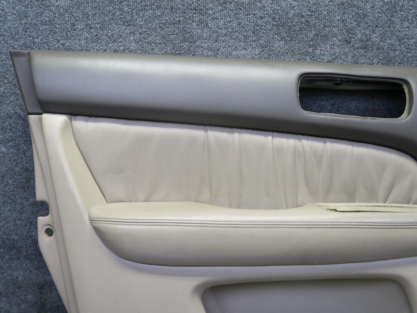 98-00 Lexus UCF20L LS400 Set of 2 Front Door Interior Trim Cover Panel Ivory OEM