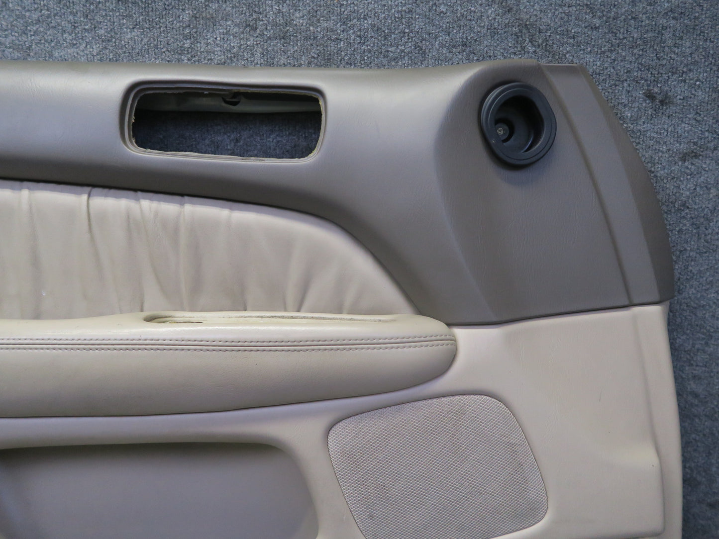 98-00 Lexus UCF20L LS400 Set of 2 Front Door Interior Trim Cover Panel Ivory OEM