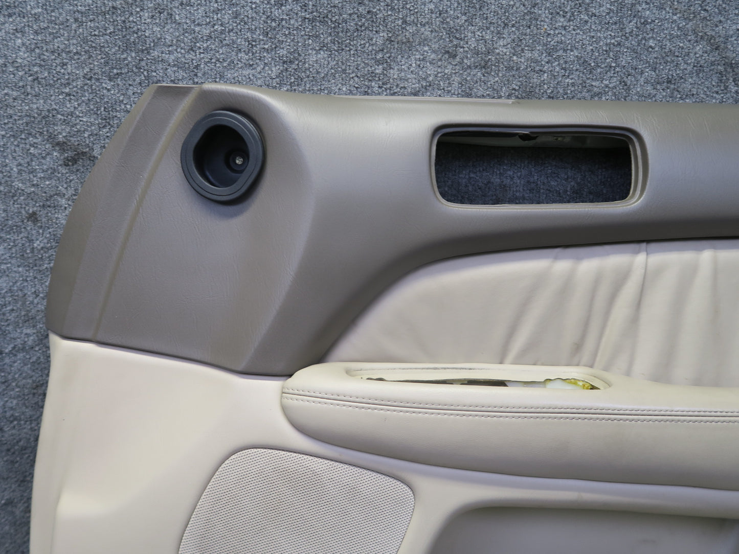 98-00 Lexus UCF20L LS400 Set of 2 Front Door Interior Trim Cover Panel Ivory OEM