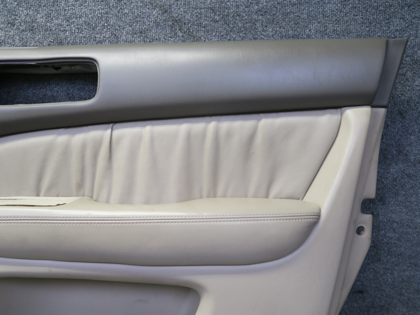 98-00 Lexus UCF20L LS400 Set of 2 Front Door Interior Trim Cover Panel Ivory OEM