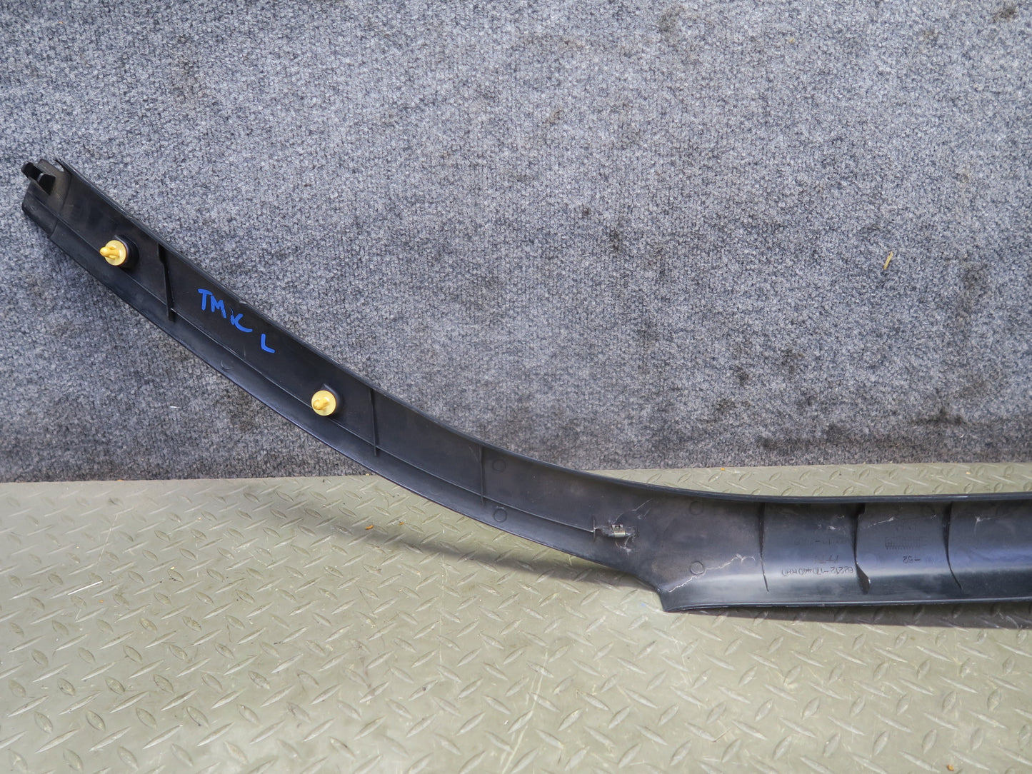 91-95 Toyota SW21L MR2 Set of 2 Front A Pillar Trim Cover Panel Black OEM