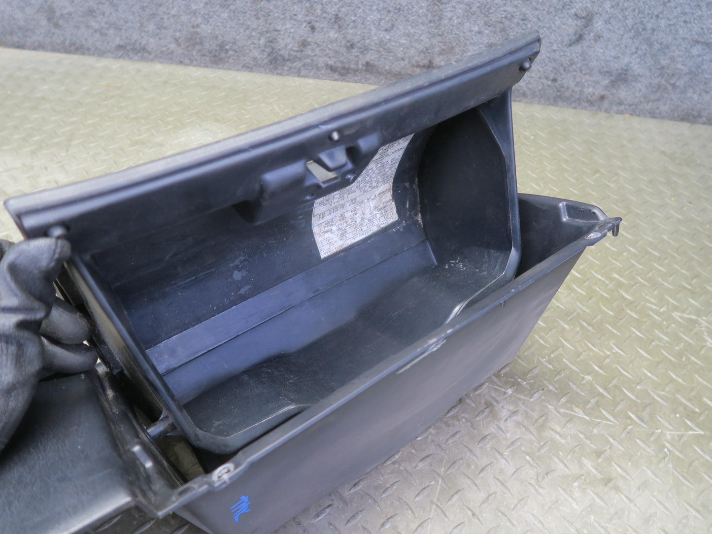 91-93 Toyota SW21L MR2 Dash Glove Box Storage Compartment Assembly Black OEM