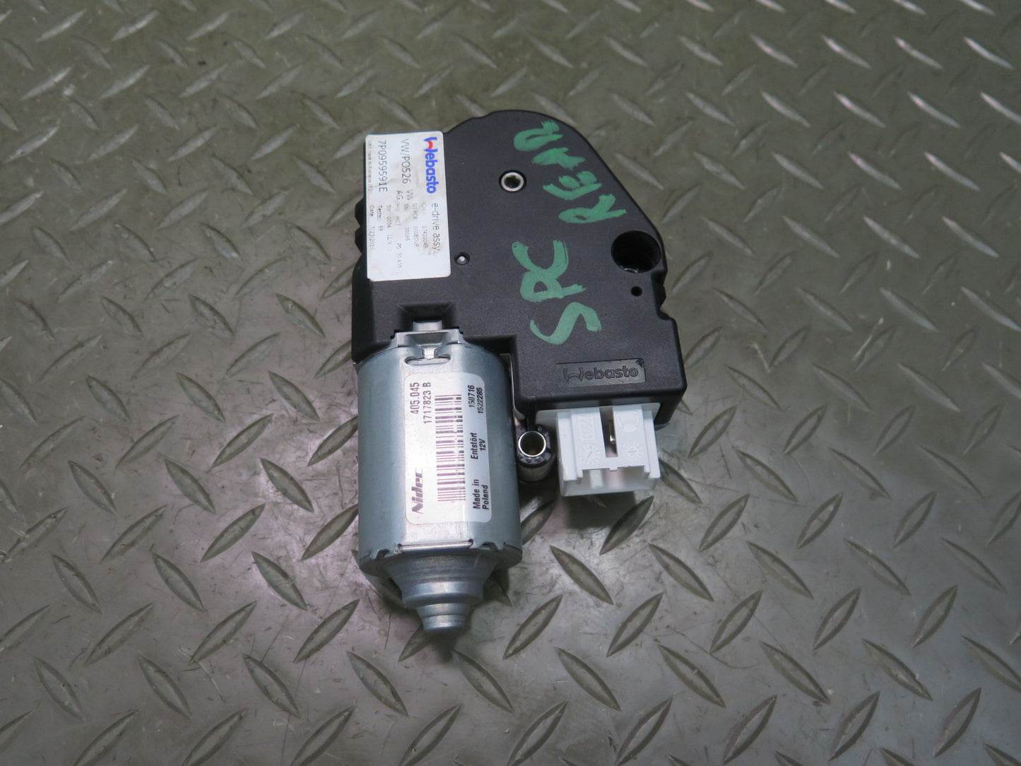 2011-2018 Porsche Cayenne 958 Rear Sunroof Motor Drive Unit 7P0959591E