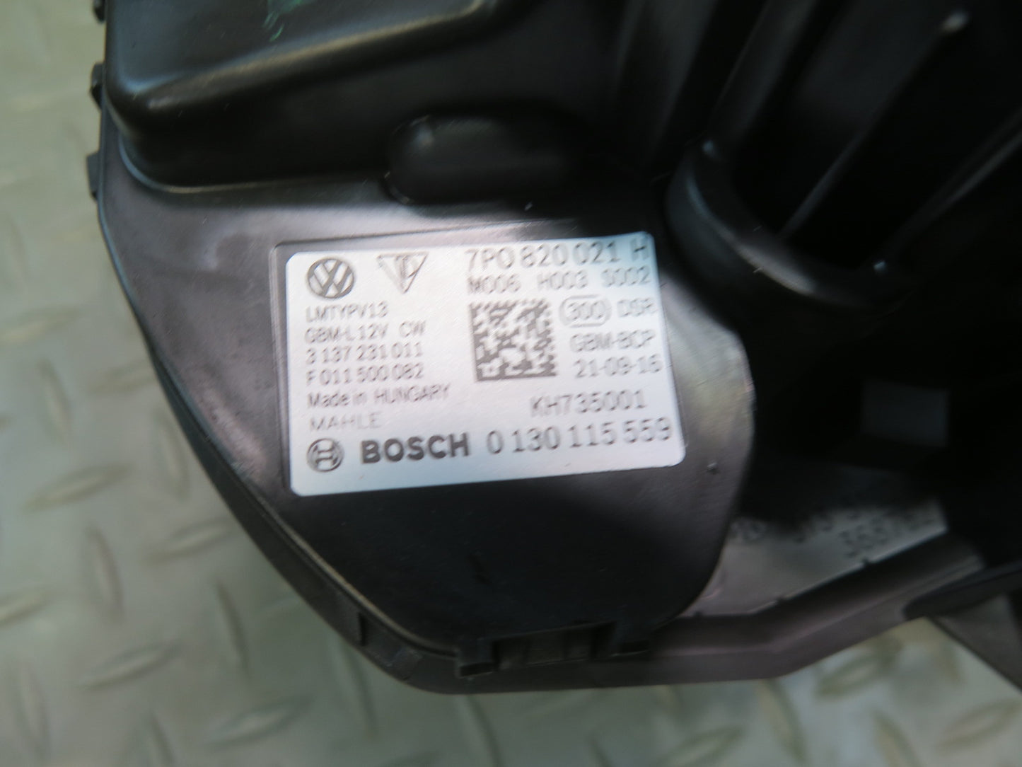 2011-2018 Porsche Cayenne 958 A/C Heater Blower Motor  Fan w Resistor 7P0820021H