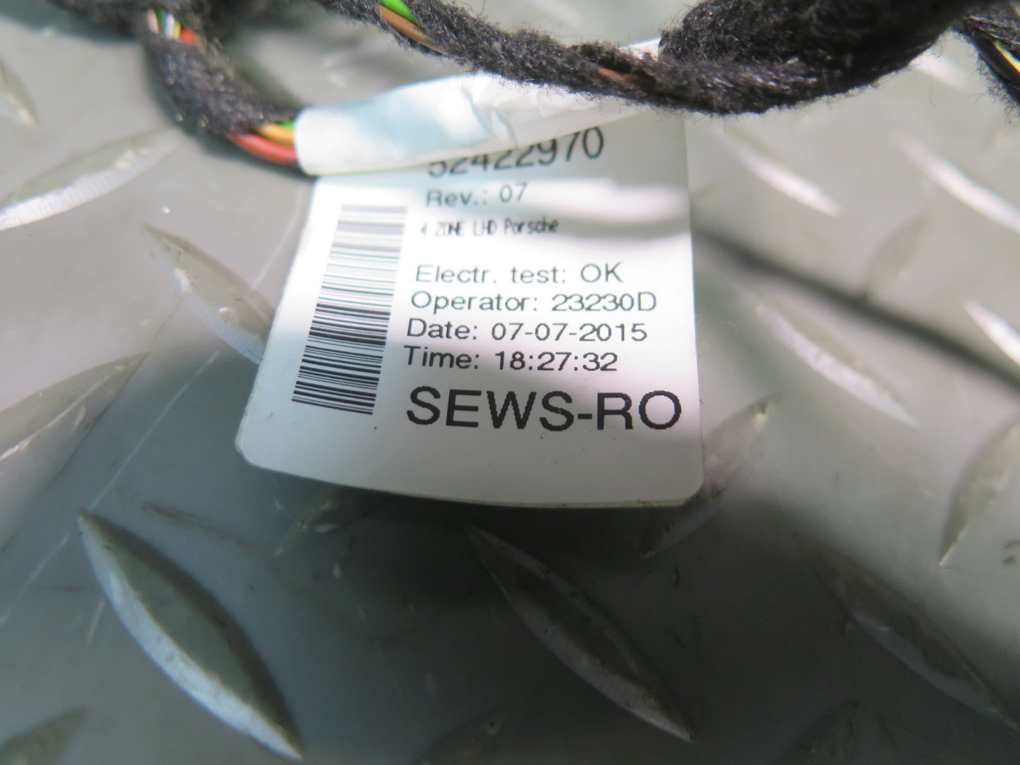 2011-2018 Porsche Cayenne 958 A/C Heater Flap Door Actuator Motor Wiring Set